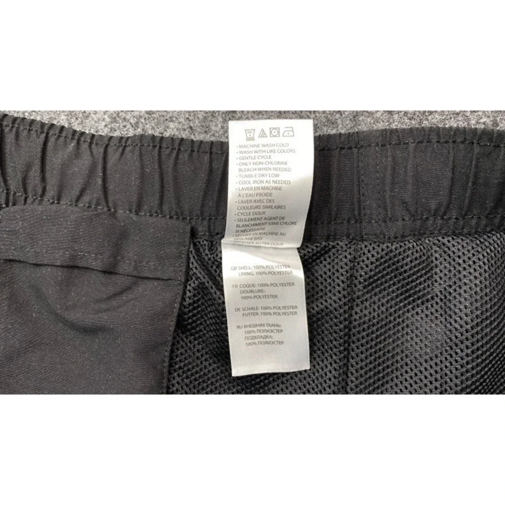 Harbor Bay Swim Trunks Men 4XLT Black Mesh Lined Big & Tall Drawstring Shorts